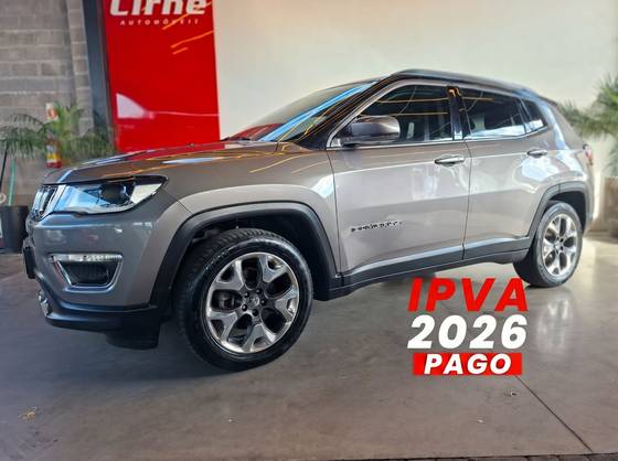 JEEP COMPASS 2.0 16V FLEX LIMITED AUTOMÁTICO JEEP COMPASS 2.0 16V FLEX LIMITED AUTOMÁTICO